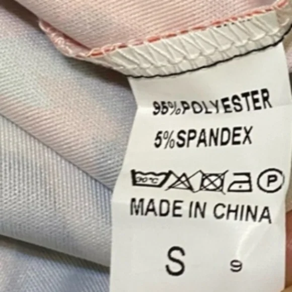 #00953 Floral Striped Button-Up Shirt Dress With Scarf - Picture 7 of 7